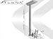 Atlona Universal Lcd Ceiling Mount Up To 30( Silver), TV/Projector Mounts, Audio and Video