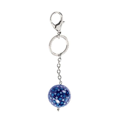 Vera Bradley Have a Ball Keychain in Boysenberry