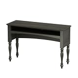 Volcano Dusk Laptop Sofa Table with Storage in Kona Coast Espresso Finish