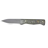 Condor Tool and Knife Bushlore 4.375-Inch Drop Point Blade, Micarta Handle with Leather Sheath (Plain)