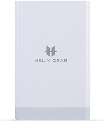 Helix Gear Helix Powerbox Pro 5, 5V/8A High Capacity Travel and Home Charger, Charges up to 5 Devices (iPad, iPhone, Android Phones and Tablets Etc.) With Usb Ports (White)