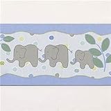 Elephant Parade - 1 Pk. Decorative Canvas Art (12x30)