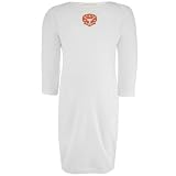 Texas Longhorns Newborn White Swarovski Crystal Layette