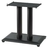 Sanus Systems NFC18B Natural Foundations 18 inch Center Speaker Stand, Black