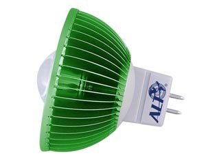 Aurora V1 MR16 GX5.3 / GU5.3 120° Lustrous Chip 7W Series- Green