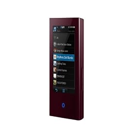 Samsung YP-P2JAR P2 4 GB Slim Portable Media Player (Burgundy)