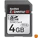 SanDisk 4 GB Extreme III SDHC Card (SDSDRX3-4096-A21, Retail Package)