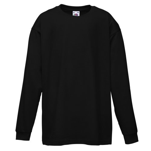 Fruit Of The Loom Childrens/Kids Big Boys Valuweight Long Sleeve T-Shirt