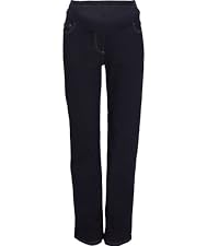 M2b Petite Under-Bump Straight Leg Jeans