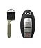2008 NISSAN ALTIMA SMART KEY KEYLESS ENTRY KEY REMOTE FOB CLICKER W/ DISCOUNT KEYLESS GUIDE