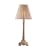 CBK Ltd Metallic Mini Lamp with Sheer Shade, 13-1/4-Inch H