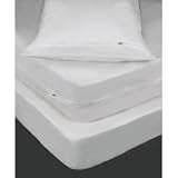6 Gauge Vinyl Zippered Twin Size Mattress Cover, 9-Inch Deep