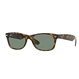 UPC 805289052432 product image for Ray-Ban RB2132 New Wayfarer  Sunglasses, Tortoise Frame/G-15-XLT Lens, 55 mm | upcitemdb.com