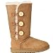 Womens UGG Bailey Triplet Button Boots 1873, Size: 7, Chestnut