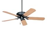 Emerson Ceiling Fans CF755BQ Designer Fan - Barbeque Black Traditional Indoor Fan 50" Span