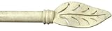 IMAGE OF Cortona Ivory Gold Curtain Rod Set