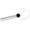 BRESSER Lupe LED Leselupe 2,5x/4x 90mm, randlos