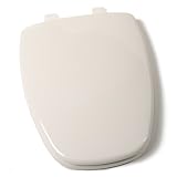 Comfort Seats C1B3E9S-02 EZ Close Premium Eljer New Emblem Design Plastic Toilet Seat, Elongated, Biscuit