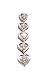 14k Fine Journey Collection 5 Diamond Heart Pendant 1/3 ct.