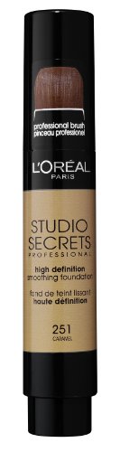 L'Or&eacute;al Paris Studio Secrets Foundation-Pinsel, 251 Caramel , 17 ml