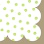 Lime Dot Retro Splat Mat