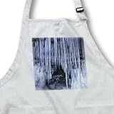 Ice Cave at Winter, Apostle Islands - Medium Length Apron With Pouch Pockets 22w X 24l