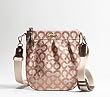 NEW AUTHENTIC COACH PARKER OP ART SIGNATURE CROSSBODY SWINGPACK 42531 (Rosegold/Bronze)