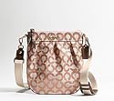 AUTHENTIC COACH PARKER OP ART SIGNATURE CROSSBODY SWINGPACK 42531 (Rosegold/Bronze)