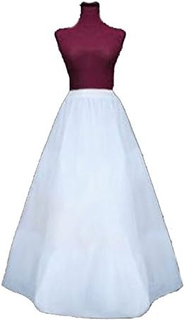 Diyouth A-line Full Length Crinoline Petticoat Underskirt for Wedding Dresses Slips
