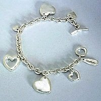 John Rocha Heart Charm Bracelet