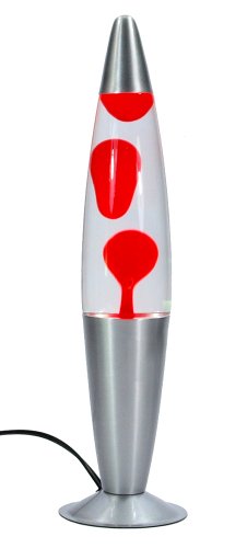 Lava Lamp - RED Retro Bomb Glow Motion Party Mood Night Light - Large New