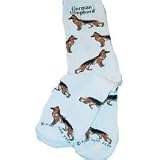 For Bare Feet German Shepherd Poses Socks