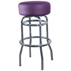 31 Retro Bar Stool - Set of 2 - Purple (Purple) (31H x 16.5W x 16.5D) 