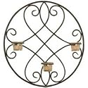 Luca Bella Home&acirc;&cent; Lindsey Wrought Iron Wall Sconce