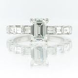 2.01ct Emerald Cut Diamond Engagement Anniversary Ring 31qqs8Zz8JL. SL160 2.01ct Emerald Cut Diamond Engagement Anniversary Ring