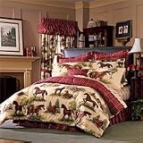 HORSE farm pony Comforter Set FULL Size bedding set sz