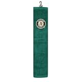A's Embroidered Tri-Fold Towel