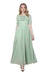 Pleated Vintage Empire   Waistline Prom Dress 