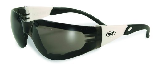 Rider Plus Foam Padded Smoke Lenses Safety Glasses