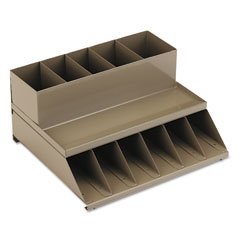 Currency Band/Coin Wrapper Rack, 11 Pockets, 9-3/8w x 8-1/4d x 4-5/8h