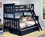 Alligator B1305-T/F/I1300 - XX Slatted Twin Over Full Bunk Bed