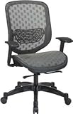 Executive Charcoal DuraFlex with Flow-Thru Technology™ Back and Seat Chair with Adjustable Lu