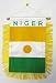 Niger - Window Hanging Flags