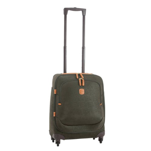 Bric's Luggage Life 21 Inch Carry On Spinner, Olive, One Size