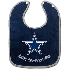 Dallas Cowboys Two-Toned Snap Baby Bib