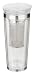 Trudeau Tea-riffic 16-Ounce Travel Tea Tumbler, Clear