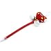 5 PCS Lovely Doll Pattern Cartoon Writing Ballpoint Pen Red