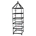 Christmas Gift: 108 Pairs Tower Metal Black Color Earring Holder / Earring Tree / Earring Organizer / Earring Stand / Earring Display