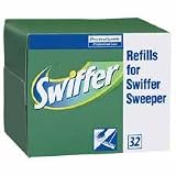 Swifter Duster/Mop Refill, White, 32 Sheets/Box PGT33407