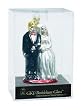 4" Bride And Groom Glass Wedding Christmas Ornament